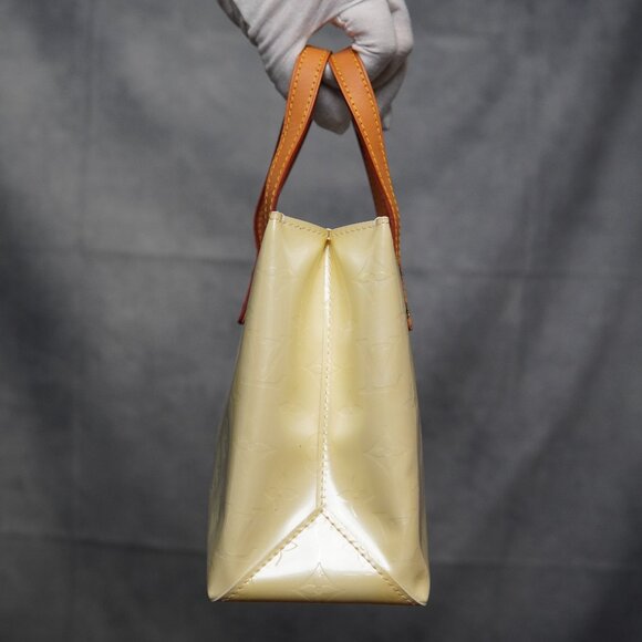 Louis Vuitton Vernis Reed PM Pearl Yellow Handbag with Dust Bag - Picture 4 of 16